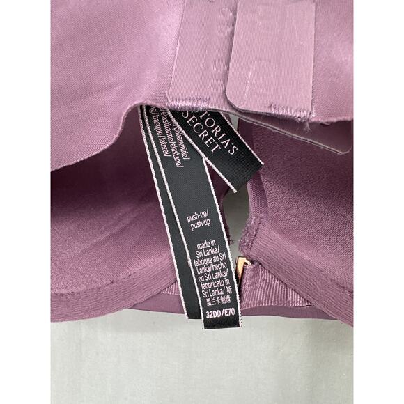Victorias Secret Bra Womens 32DD Purple Push Up Padded - Picture 2 of 4